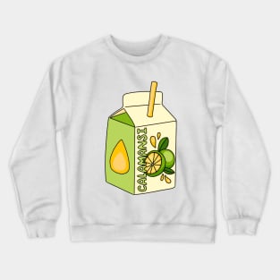 Calamansi Fruit Juice Box Crewneck Sweatshirt